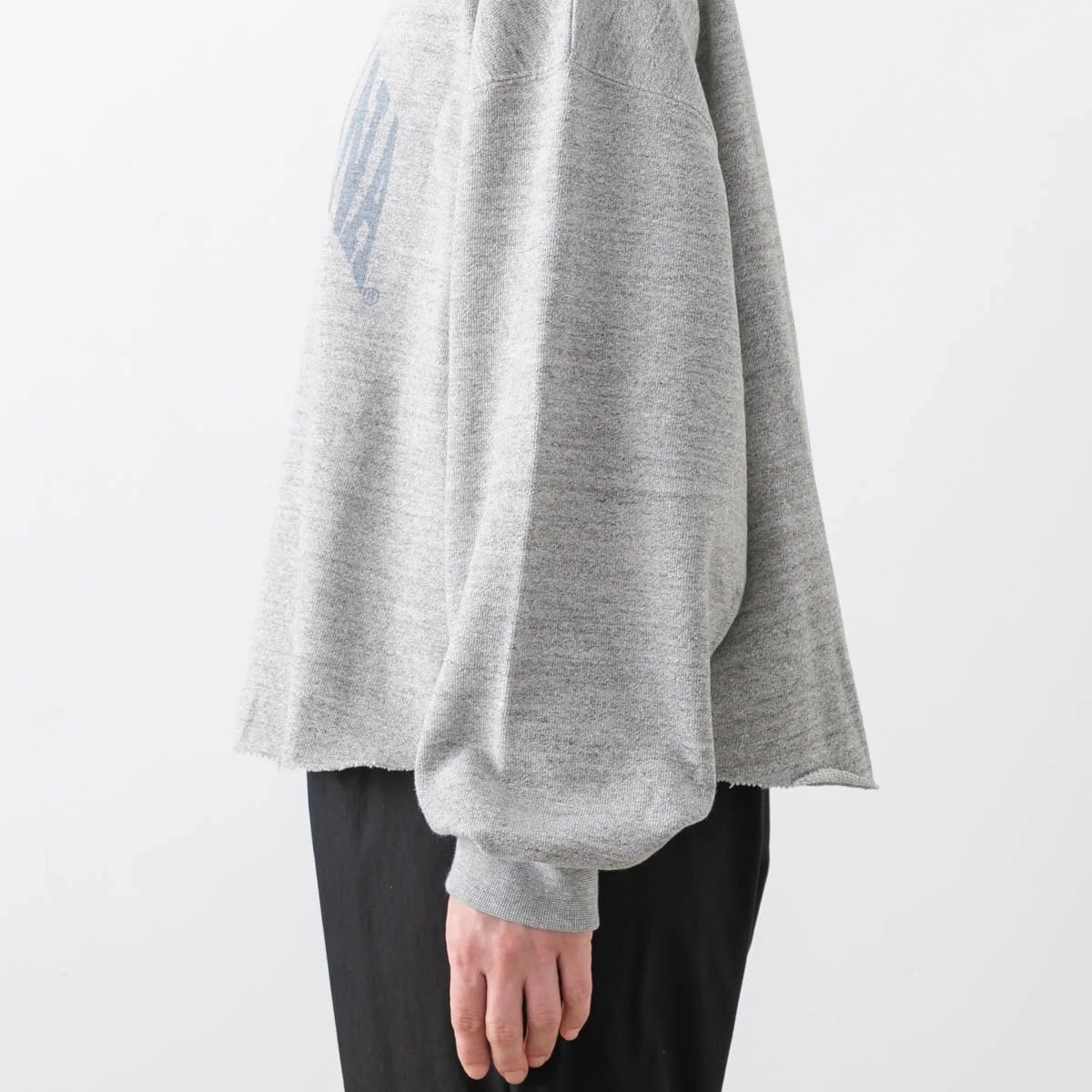 AMERICANA/アメリカーナ】カットオフスウェットフーディ グレー