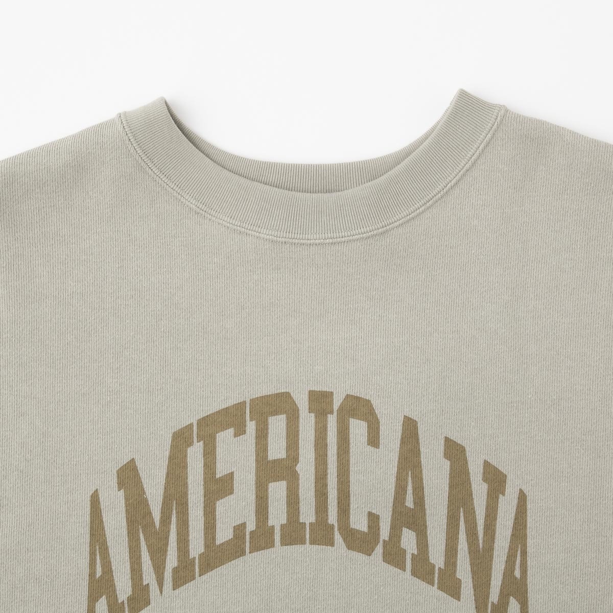 Americana アメリカーナ 14G 裏毛 クロップド カットオフ スウェット 4色 BRF-736A/2