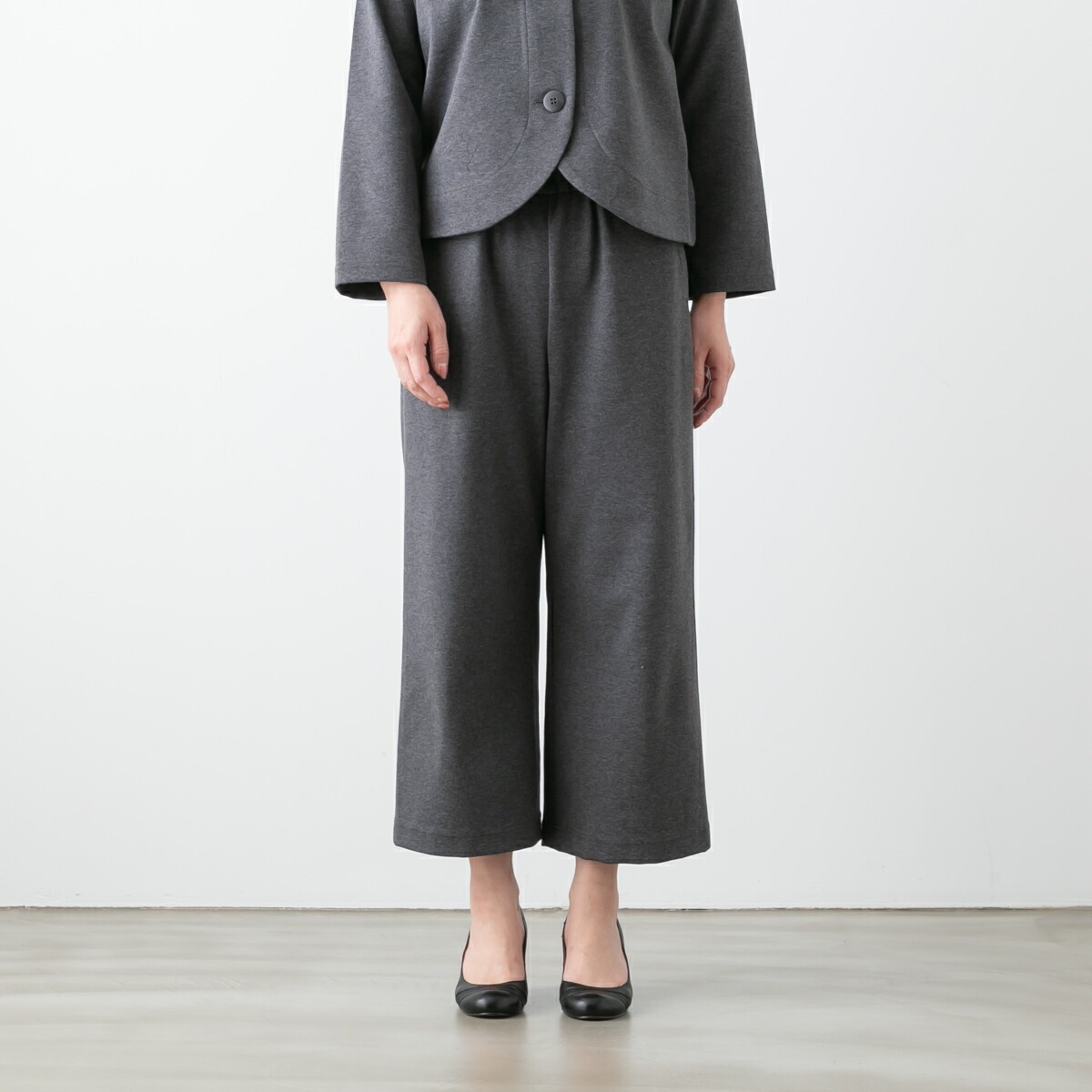 SARAHWEAR サラウェア ポンチ ワイド パンツ 3色 C91088