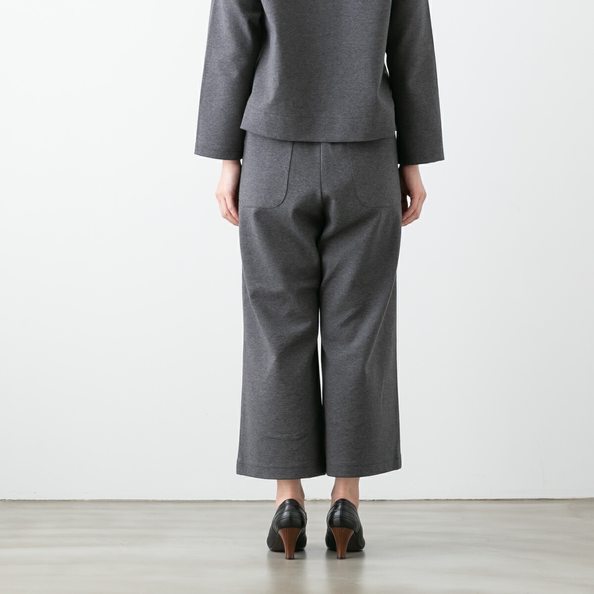 SARAHWEAR サラウェア ポンチ ワイド パンツ 3色 C91088