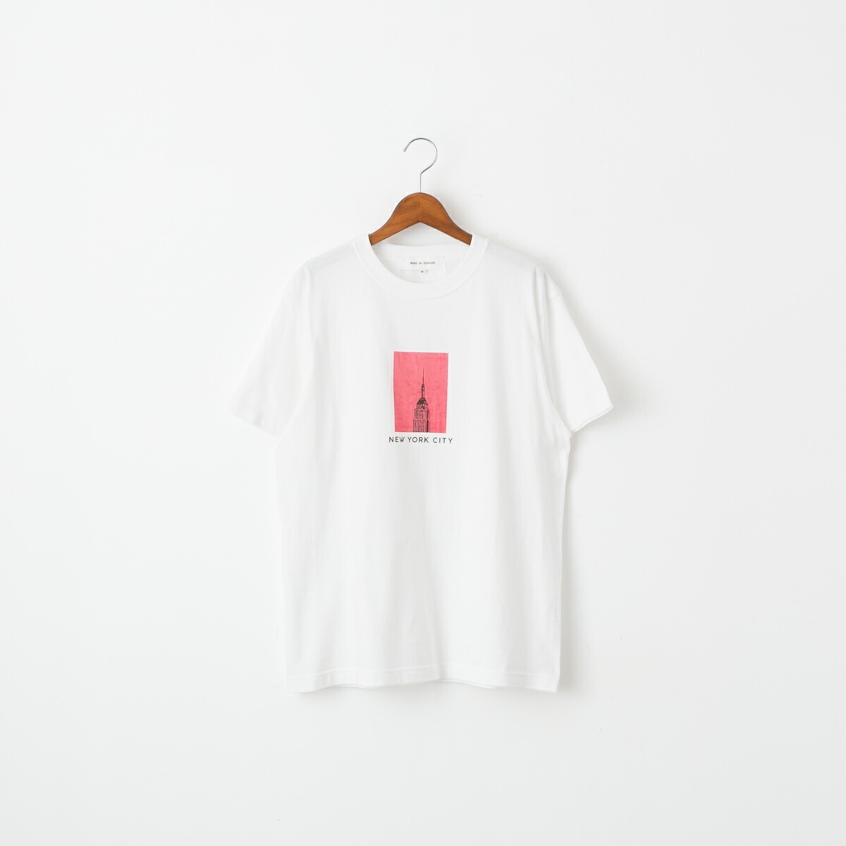 ANGE IN DISGUISE アンジ イン ディスガイズ TOUR EIFFEL / EMPIRE PHOTO Tシャツ 2種 1493SS-1