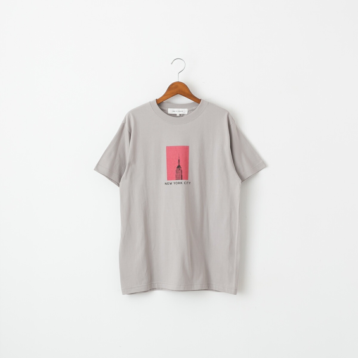 ANGE IN DISGUISE アンジ イン ディスガイズ TOUR EIFFEL / EMPIRE PHOTO Tシャツ 2種 1493SS-1