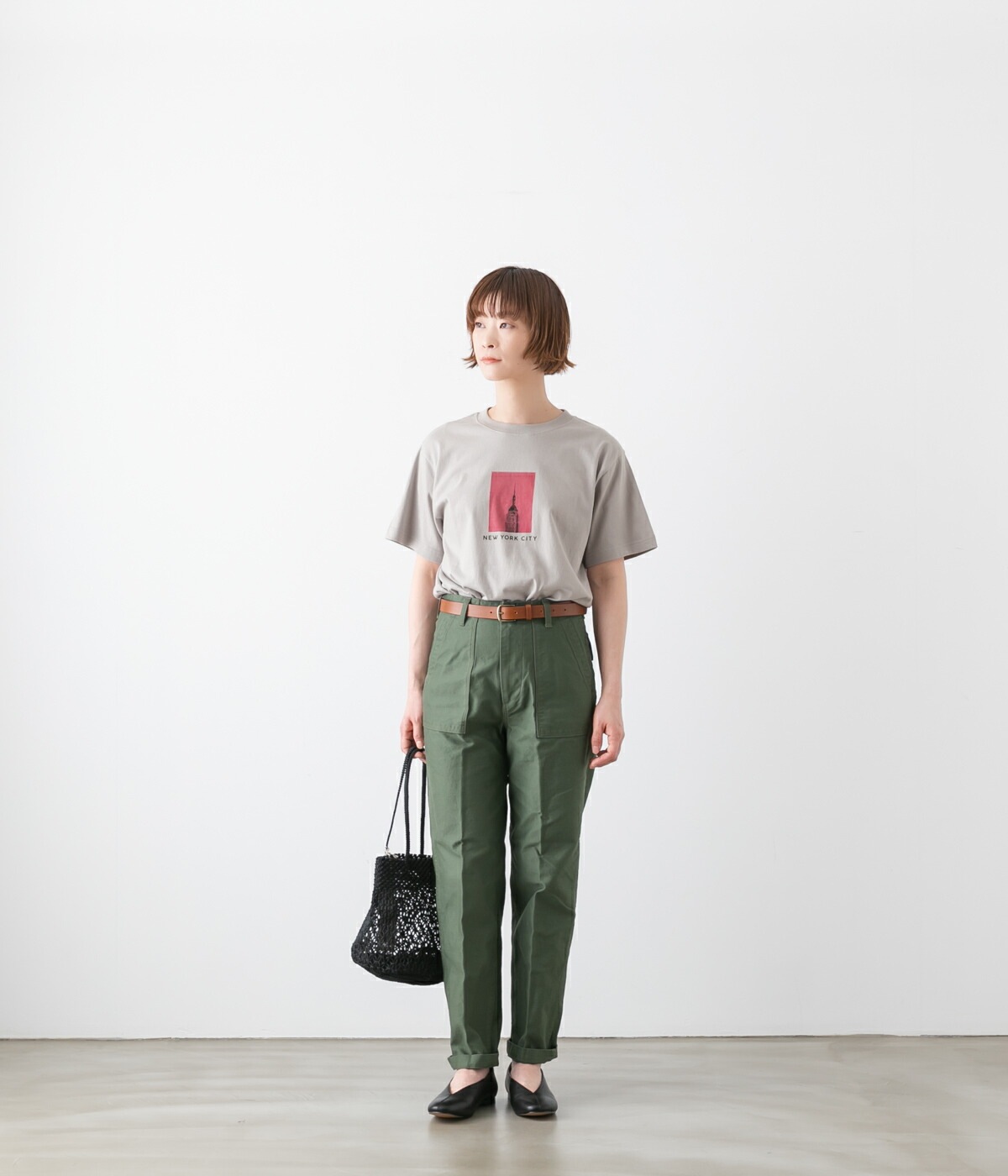 ANGE IN DISGUISE アンジ イン ディスガイズ TOUR EIFFEL / EMPIRE PHOTO Tシャツ 2種 1493SS-1