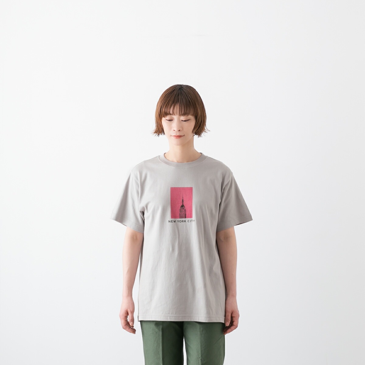 ANGE IN DISGUISE アンジ イン ディスガイズ TOUR EIFFEL / EMPIRE PHOTO Tシャツ 2種 1493SS-1