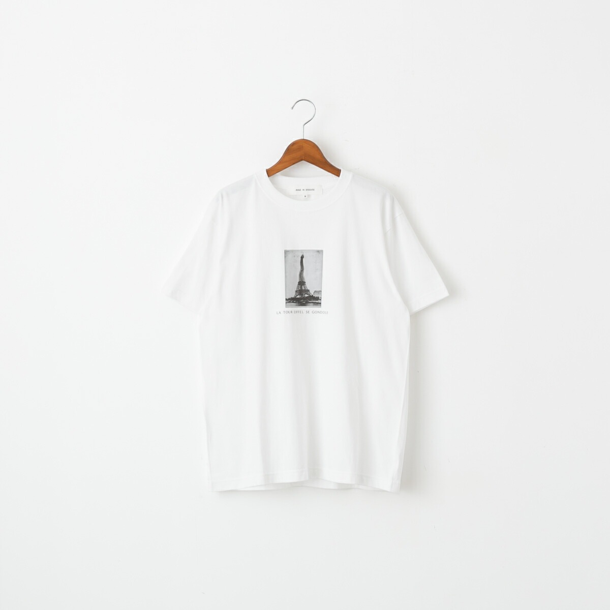 ANGE IN DISGUISE アンジ イン ディスガイズ TOUR EIFFEL / EMPIRE PHOTO Tシャツ 2種 1493SS-1