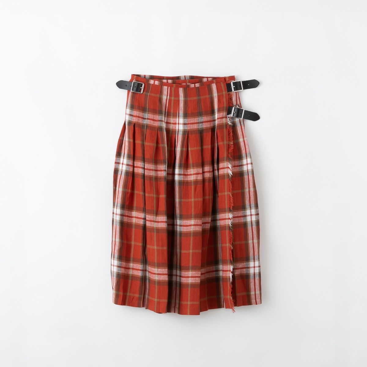 O'NEIL OF DUBLIN オニール・オブ・ダブリン WRAP SKIRT リネン