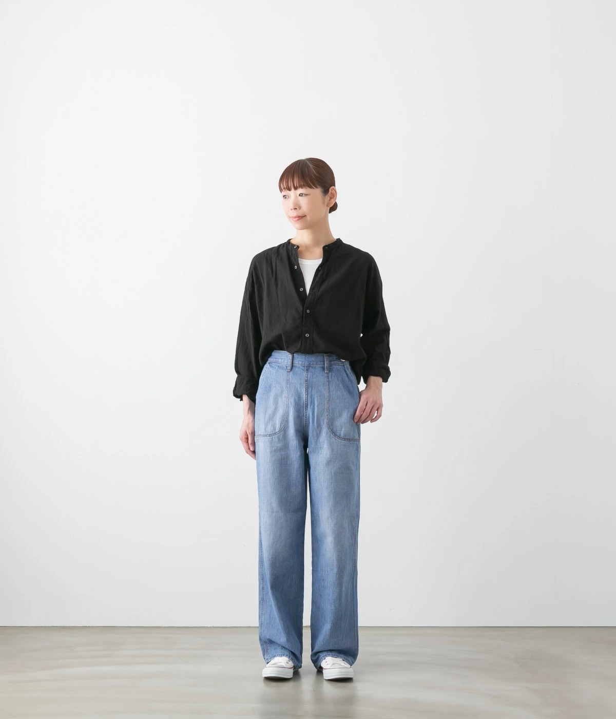 サキュウ ranch pants 2 デニム caqu 04034 10oz caqu サキュウ ranch pants 2 デニム ランチパンツ 2色 04034