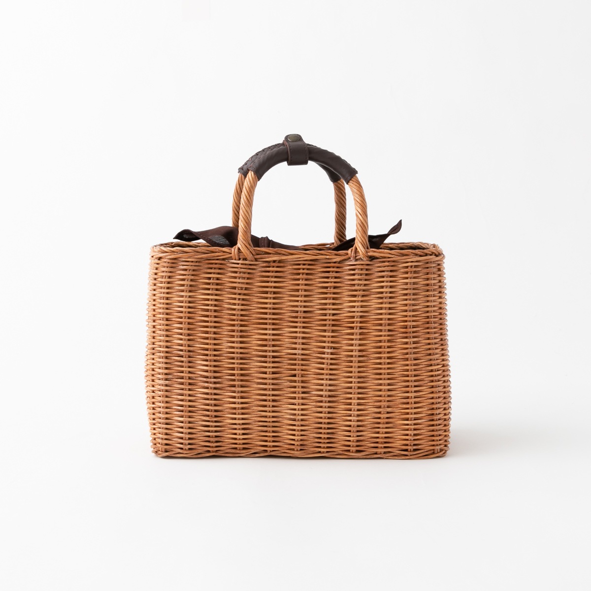 The Bagmati バグマティ ウィッカー ラタン スクエア かごバッグ 2色 BBK17-04