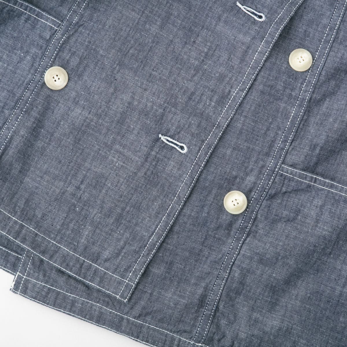 ARMEN アーメン ROUND COLLAR DOUBLE JAKET ラウンドカラー ダブルジャケット ISNAM2601CB