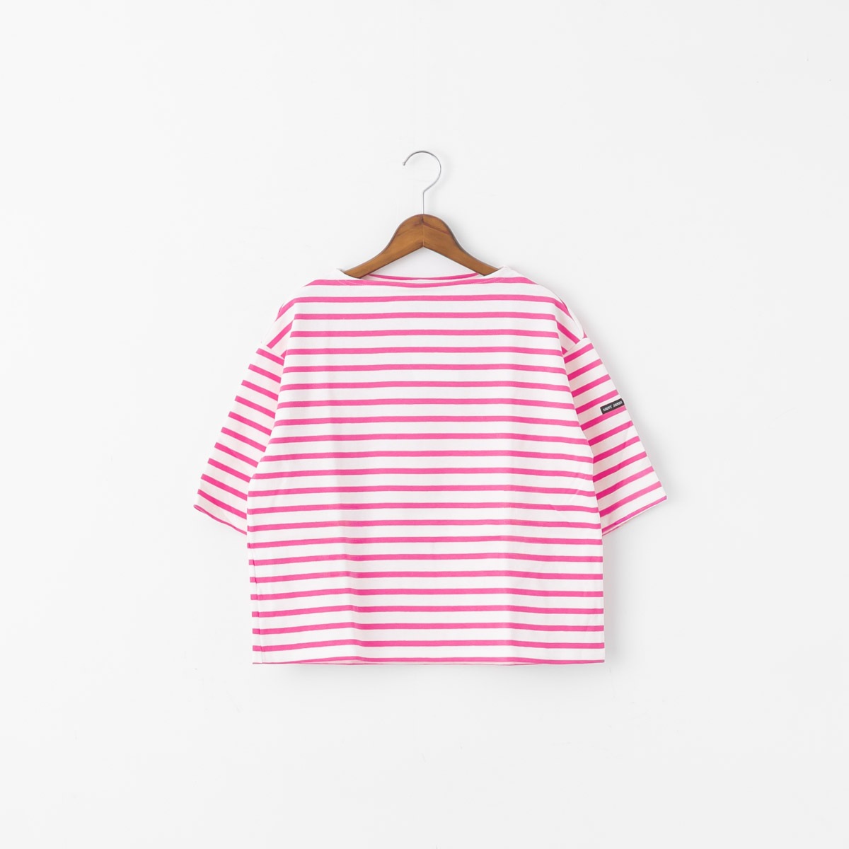 SAINT JAMES セントジェームス OUESSANT LOOSE TEE ウエッソン ボーダー 無地 五分袖 ルーズ ボートネック カットソー 6色 20JC TEE LOOSE