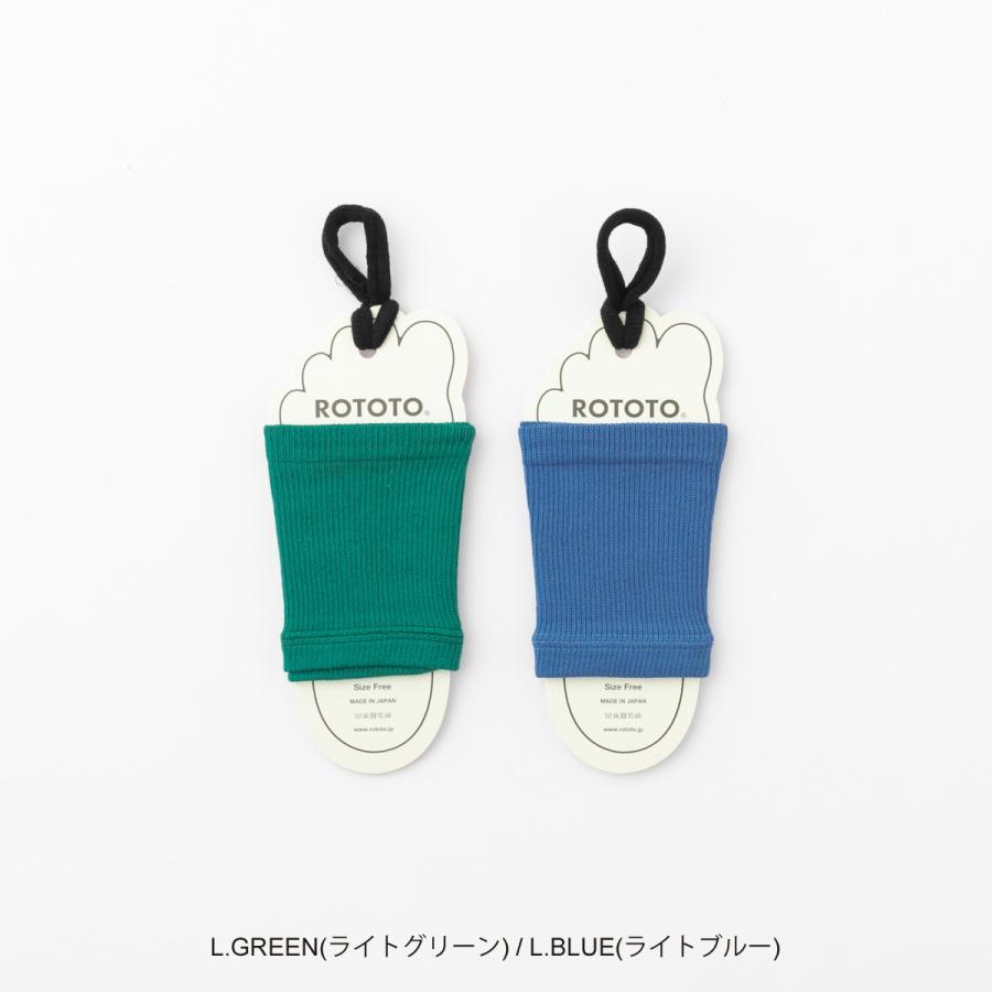 RoToTo ロトト FOOT BAND RECYCLE POLYESTER ORGANIC COTTON フットバンド 無地 8色 R1457