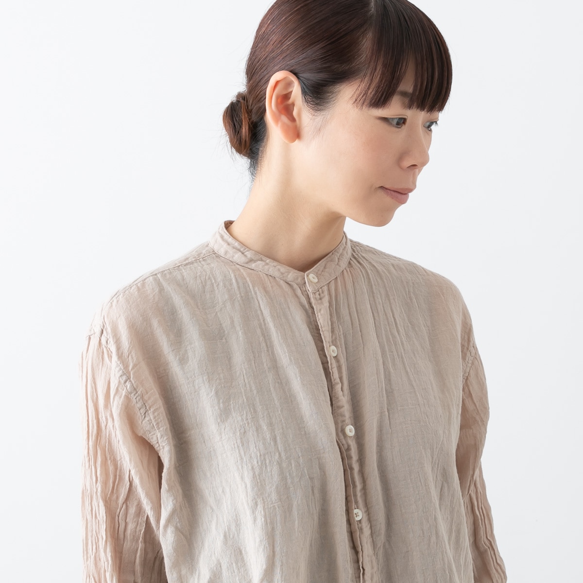 ARMEN アーメン UTILTY BANDED COLLAR SHIRTS ユーティリティ バンドカラー シャツ INAM1702GD