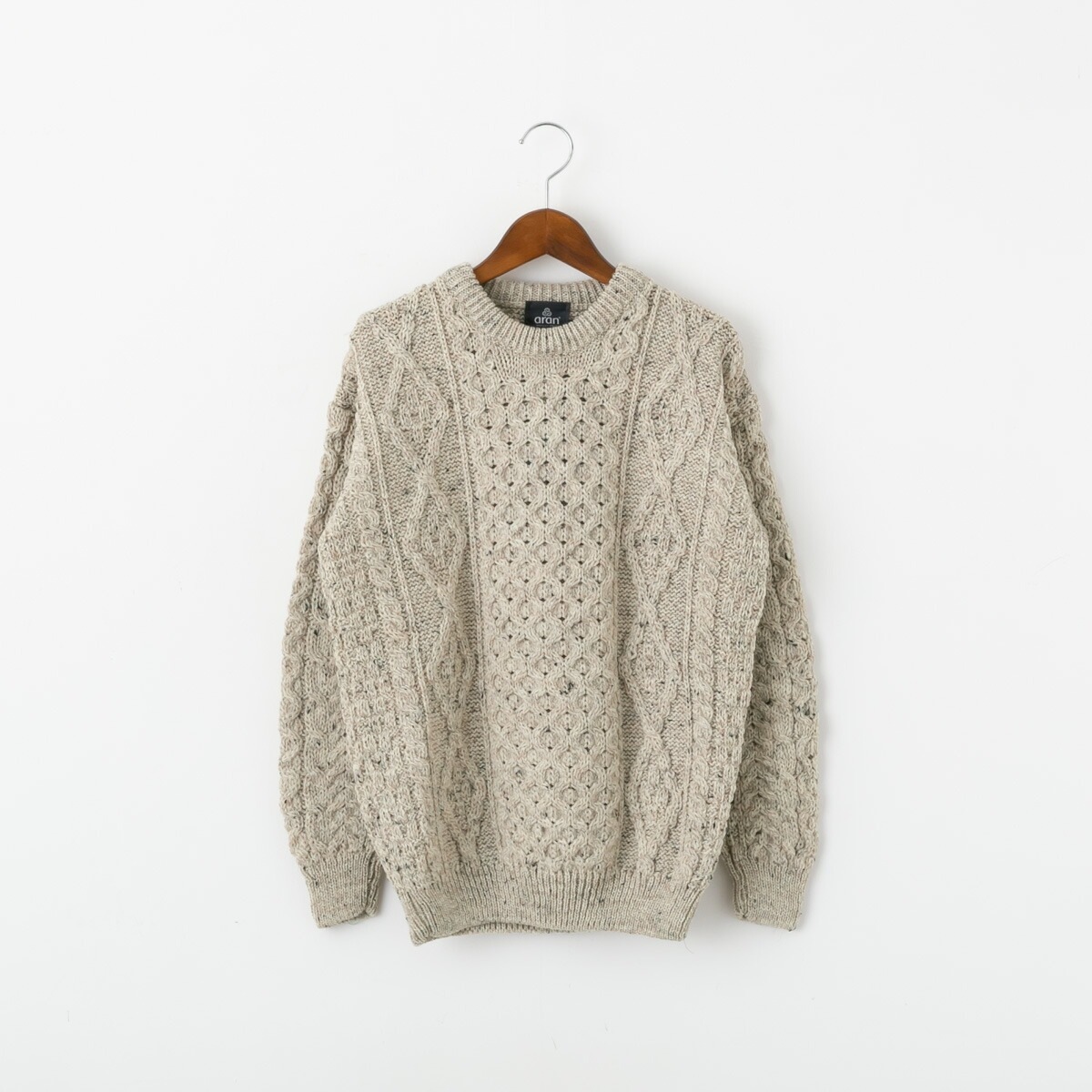 Aran Woollen Mills アランウーレンミルズ ヘリテージウーステッドウール ニット セーター 3色 B392 IW2331045