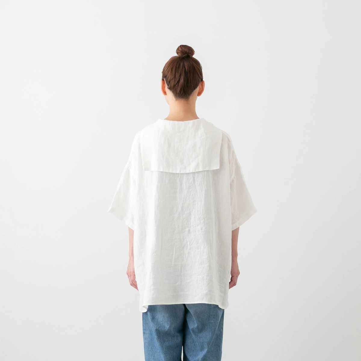 Brocante ブロカント リネンキャンバス マランプルオーバー 2色 36-299L