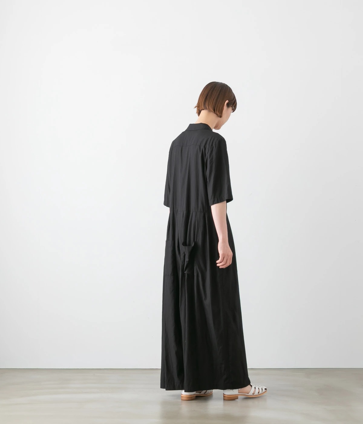 SARAHWEAR サラウェア L/C Poplin Jumpsuit Narumi リヨセル コットン 