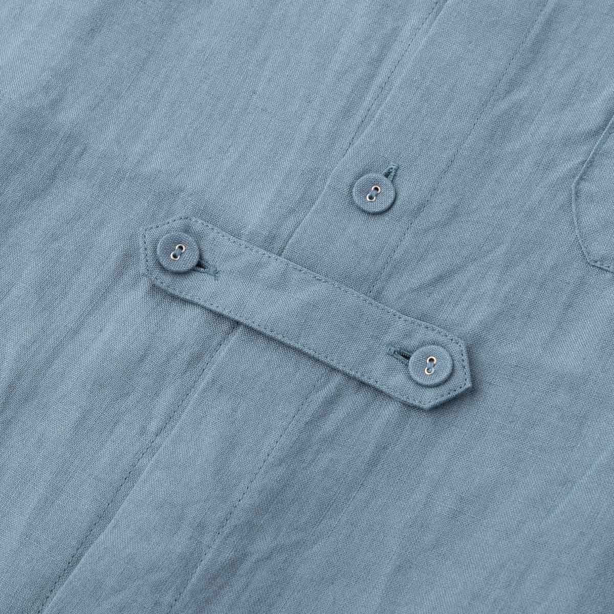 TISSU ティシュ トリプルワッシャー リネン ロング カーディガン 4色 TS220SH082