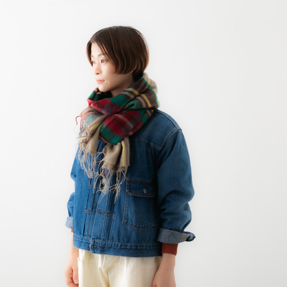 hint hint ヒントヒント カラフル ミックス ストール 3色 STOLE19