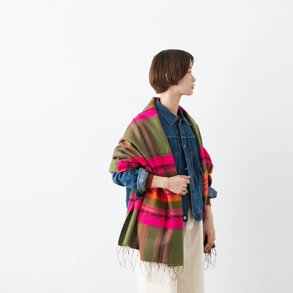 hint hint ヒントヒント カラフル ミックス ストール 3色 STOLE19