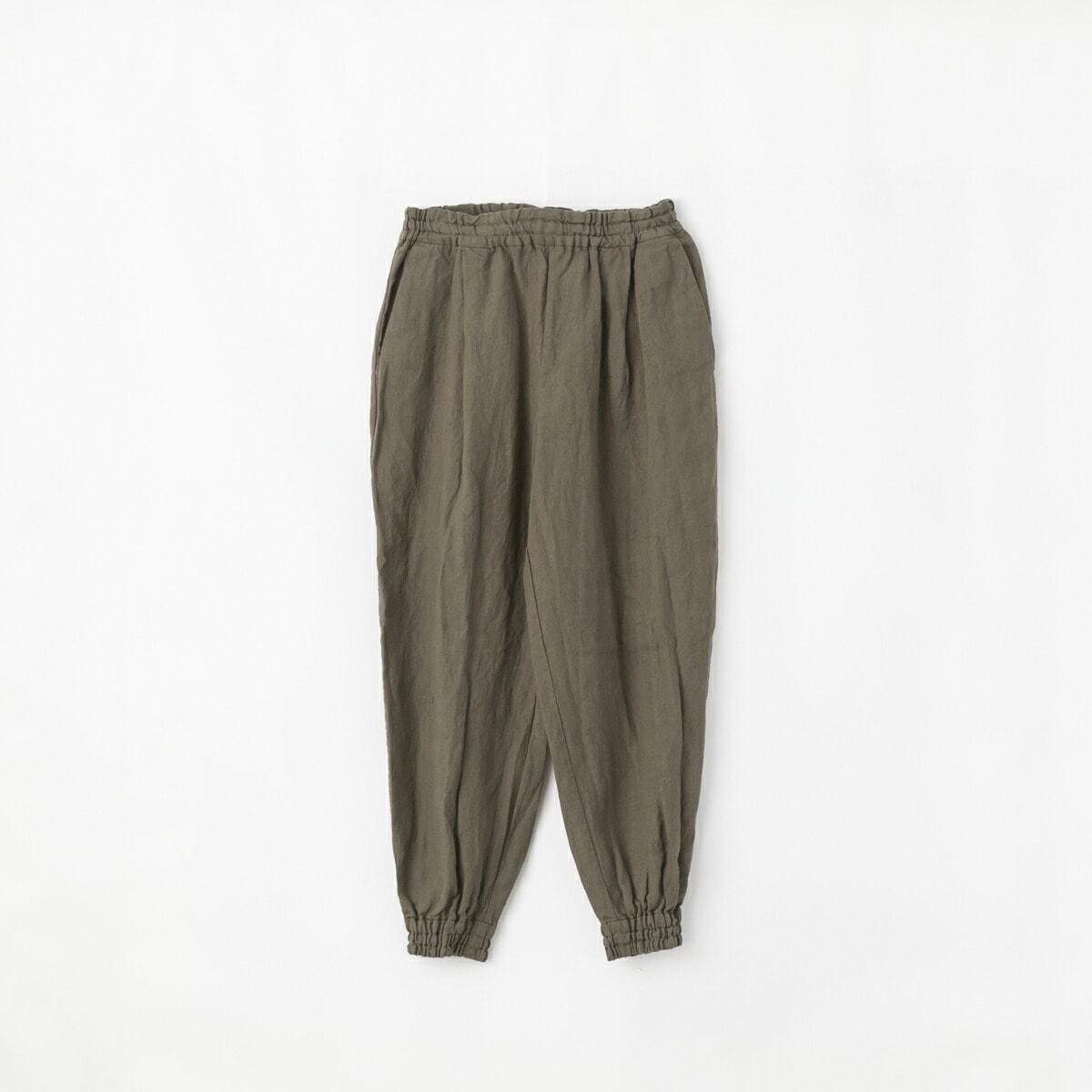 UNIVERSAL TISSU ユニバーサルティシュ ワッシャー リネン ジョガーパンツ 3色 UT240PT027 UT243PT034