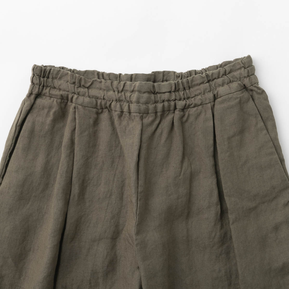 UNIVERSAL TISSU ユニバーサルティシュ ワッシャー リネン ジョガーパンツ 3色 UT240PT027 UT243PT034