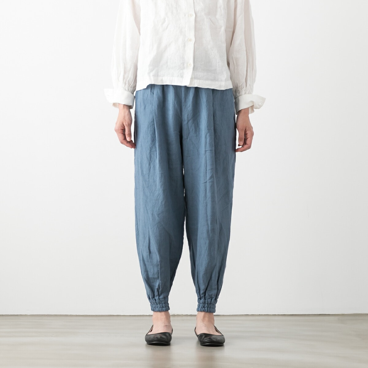 UNIVERSAL TISSU ユニバーサルティシュ ワッシャー リネン ジョガーパンツ 3色 UT240PT027 UT243PT034