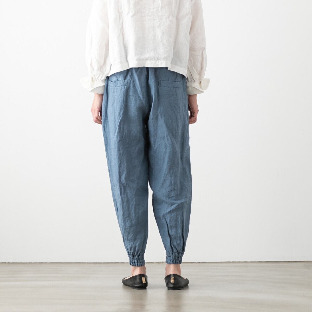 UNIVERSAL TISSU ユニバーサルティシュ ワッシャー リネン ジョガーパンツ 3色 UT240PT027 UT243PT034