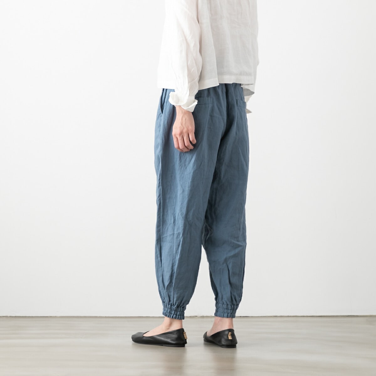 UNIVERSAL TISSU ユニバーサルティシュ ワッシャー リネン ジョガーパンツ 3色 UT240PT027 UT243PT034