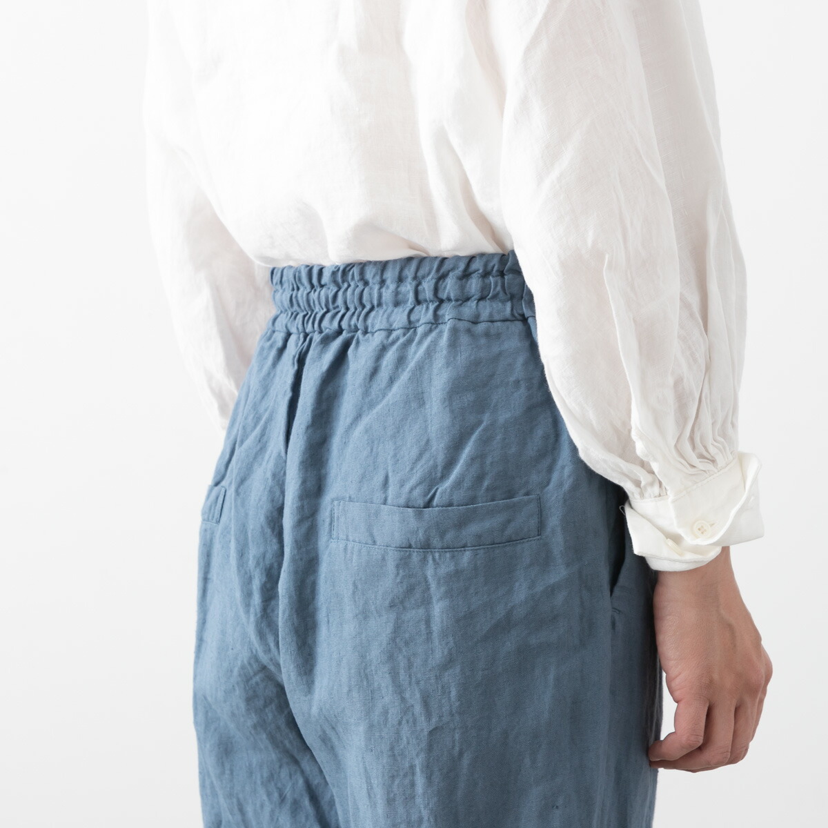 UNIVERSAL TISSU ユニバーサルティシュ ワッシャー リネン ジョガーパンツ 3色 UT240PT027 UT243PT034