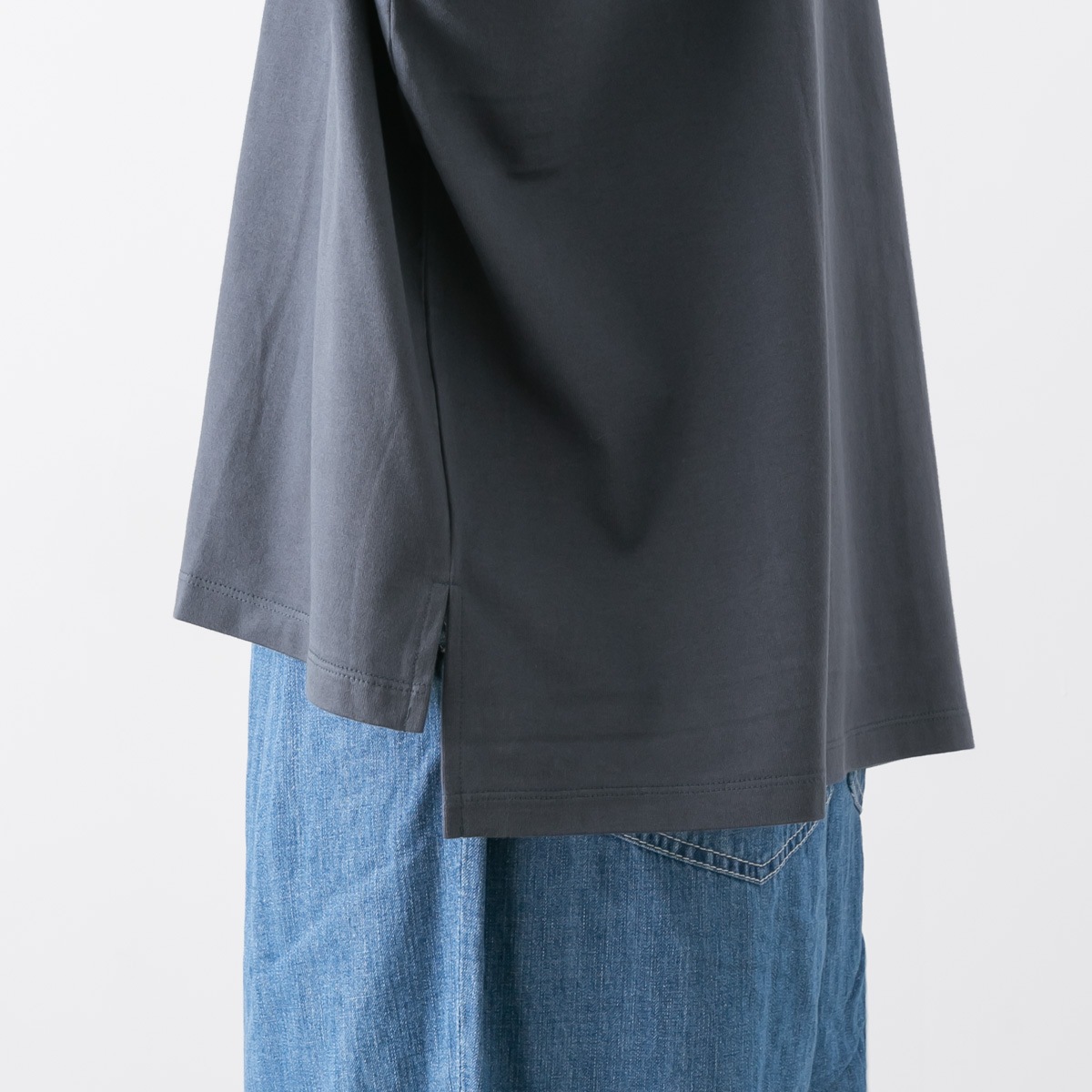 TRAVAIL MANUEL トラバイユ マニュアル クラシック 天竺 スリット Tシャツ 2014