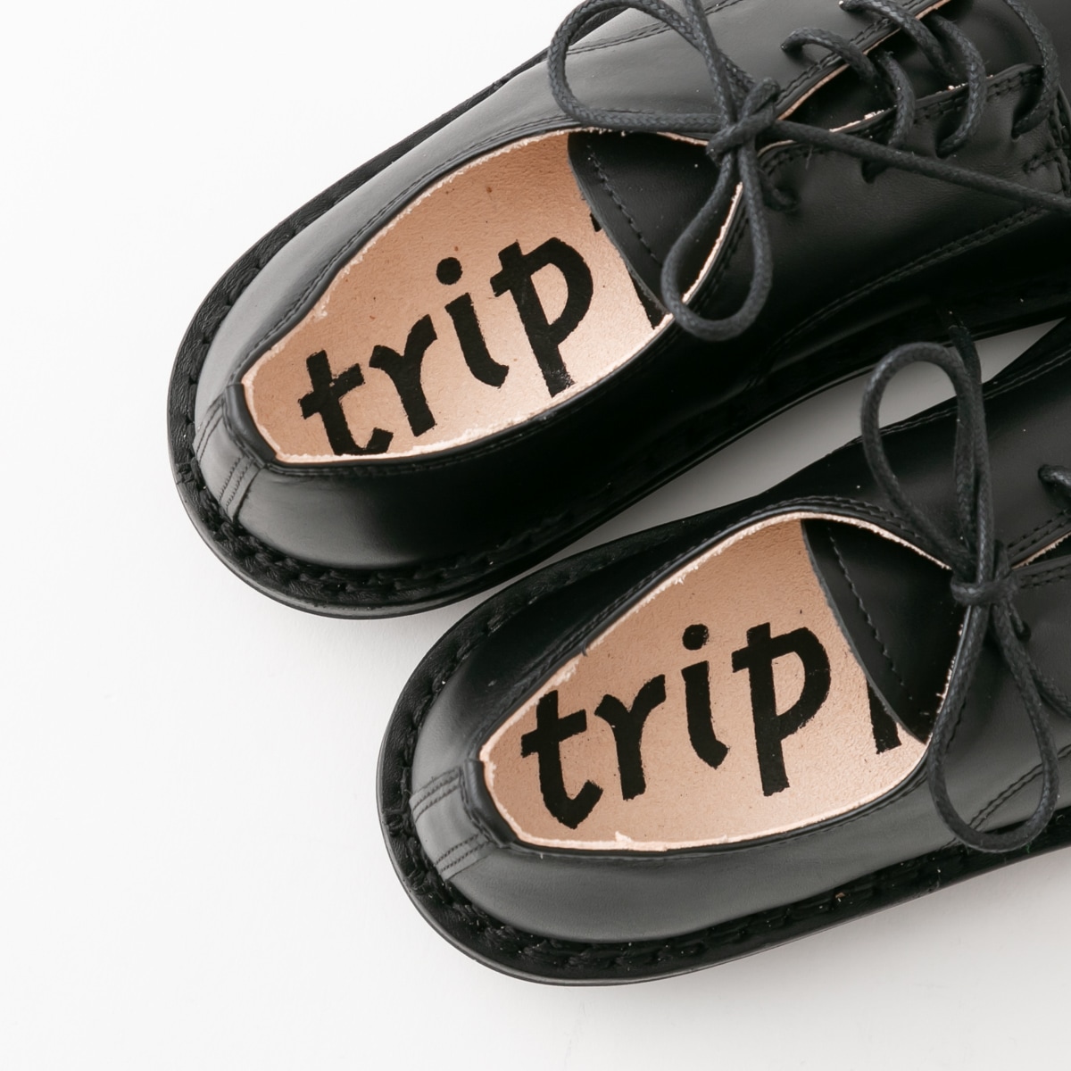 trippen トリッペン Sprint black　37 trippen トリッペン レースアップシューズ スプリント ブラック Sprint