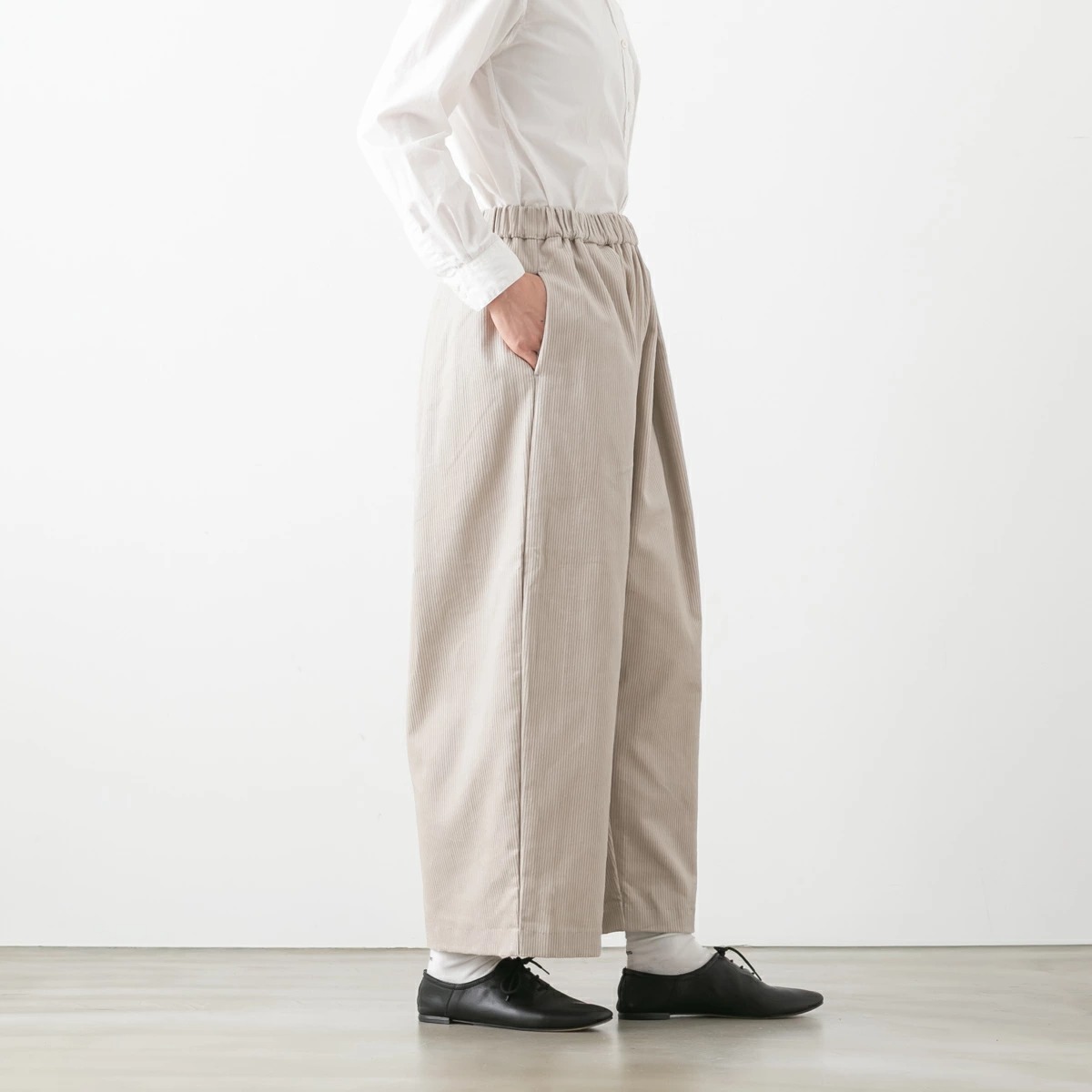 mizuiro ind ミズイロインド コーデュロイ ワイド パンツ 3色 260060