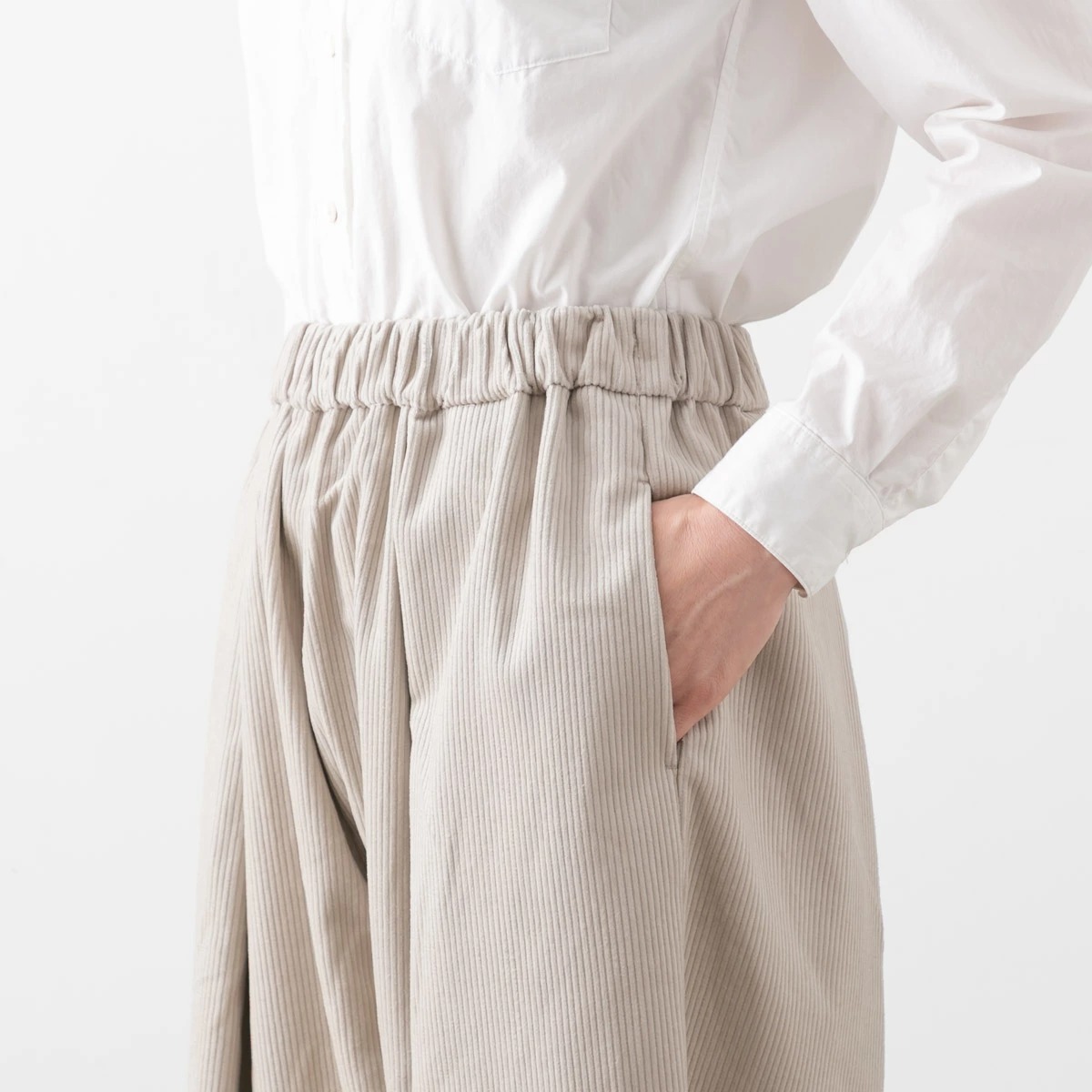 mizuiro ind ミズイロインド コーデュロイ ワイド パンツ 3色 260060