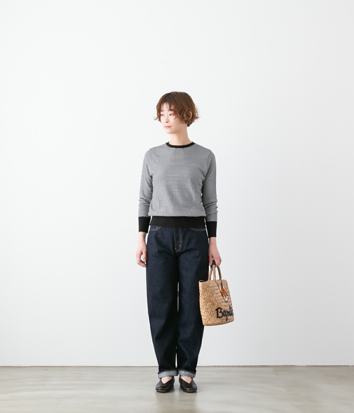 D.M.G ドミンゴ カーブライン デニム パンツ 29-8(ネイビー) 11-220C