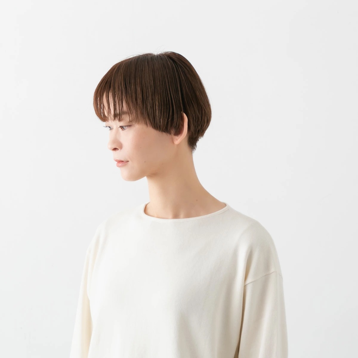 gicipi ジチピ リラックスフィット ミラノリブ クルーネック ニットソー スピナーッチョ SPINACIO 5色 2516A