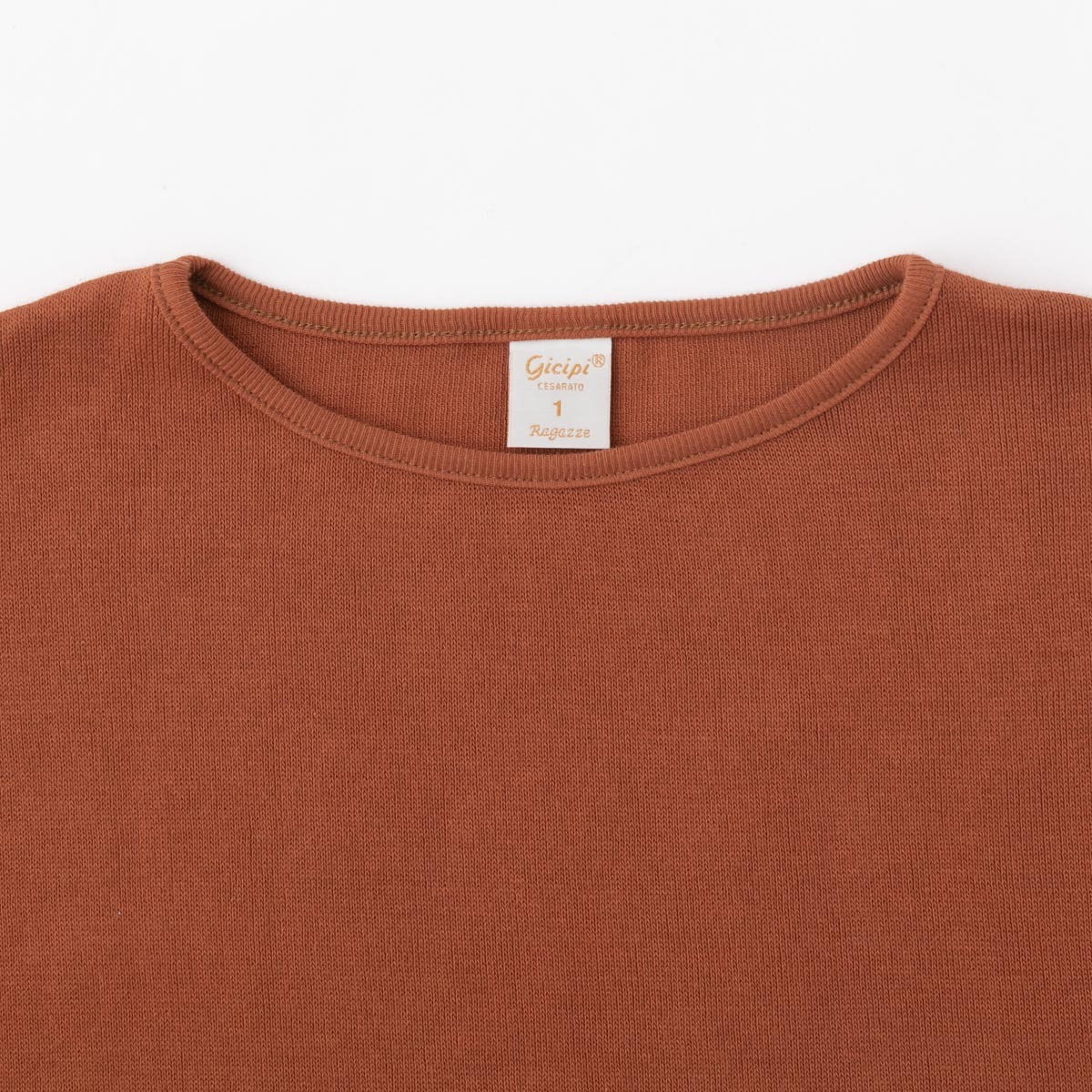gicipi ジチピ リラックスフィット ミラノリブ クルーネック ニットソー スピナーッチョ SPINACIO 5色 2516A