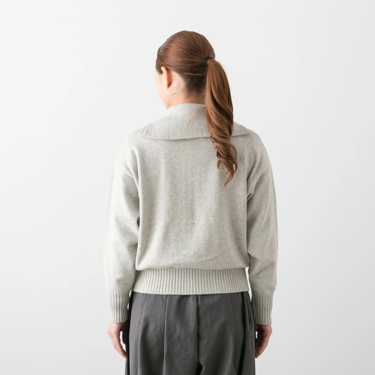 maomade マオメイド コットン ミラノリブ ダブルジップ ジャケット 3色 541113