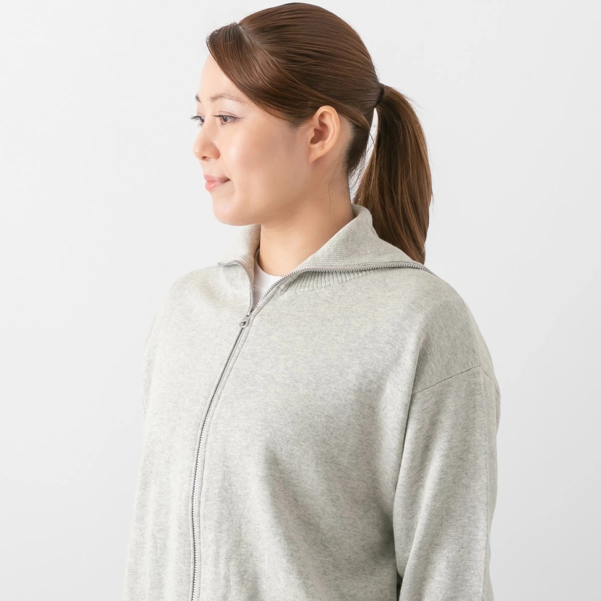 maomade マオメイド コットン ミラノリブ ダブルジップ ジャケット 3色 541113