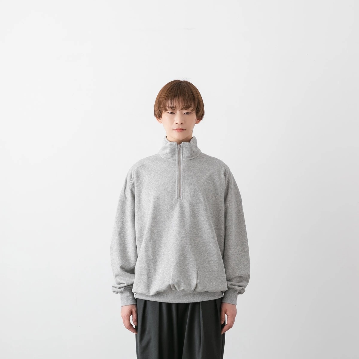 nicholson & nicholson ニコルソン アンド ニコルソン <br />ハイネック ロングスリーブ スエット ARK 3色