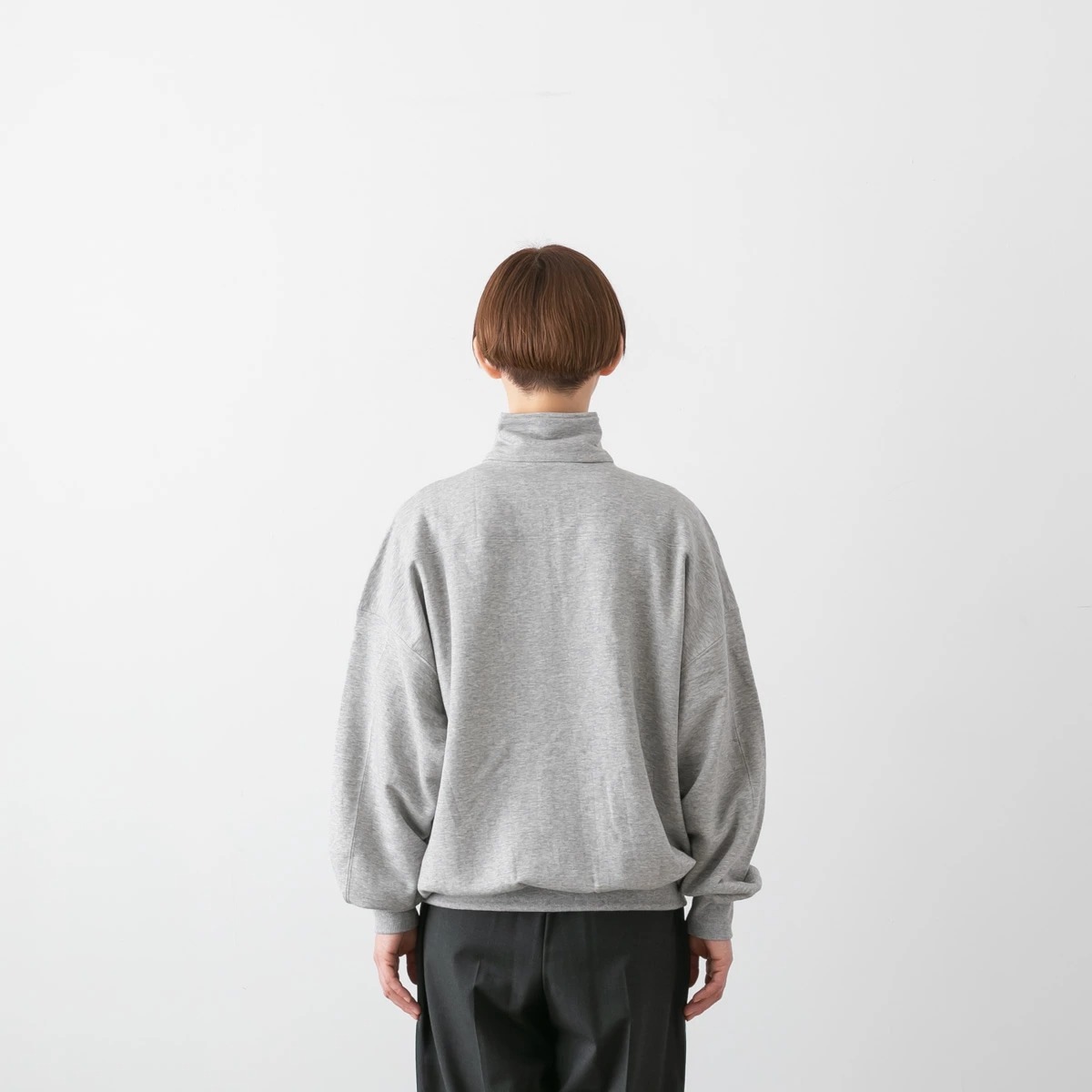 nicholson & nicholson ニコルソン アンド ニコルソン <br />ハイネック ロングスリーブ スエット ARK 3色