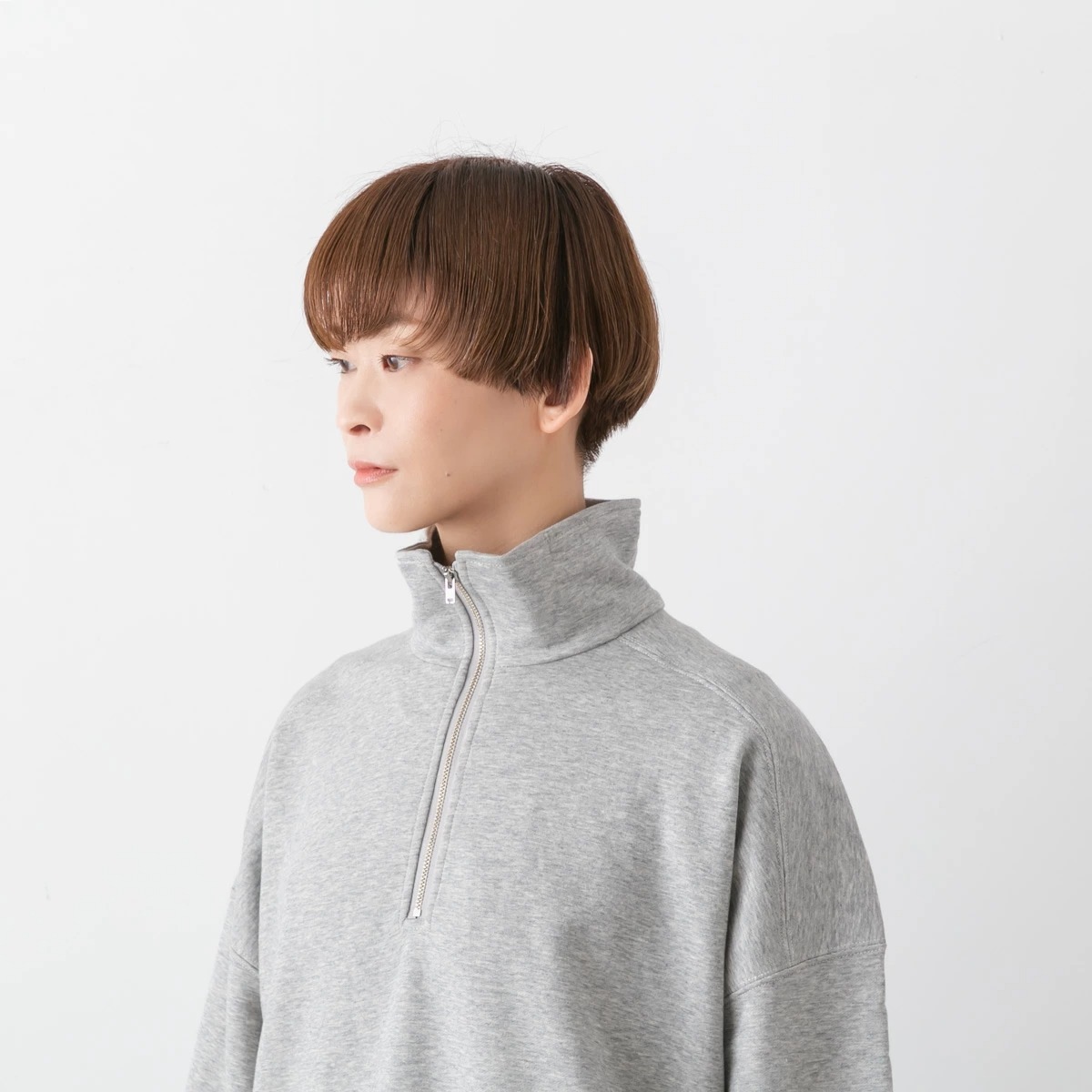 nicholson & nicholson ニコルソン アンド ニコルソン <br />ハイネック ロングスリーブ スエット ARK 3色