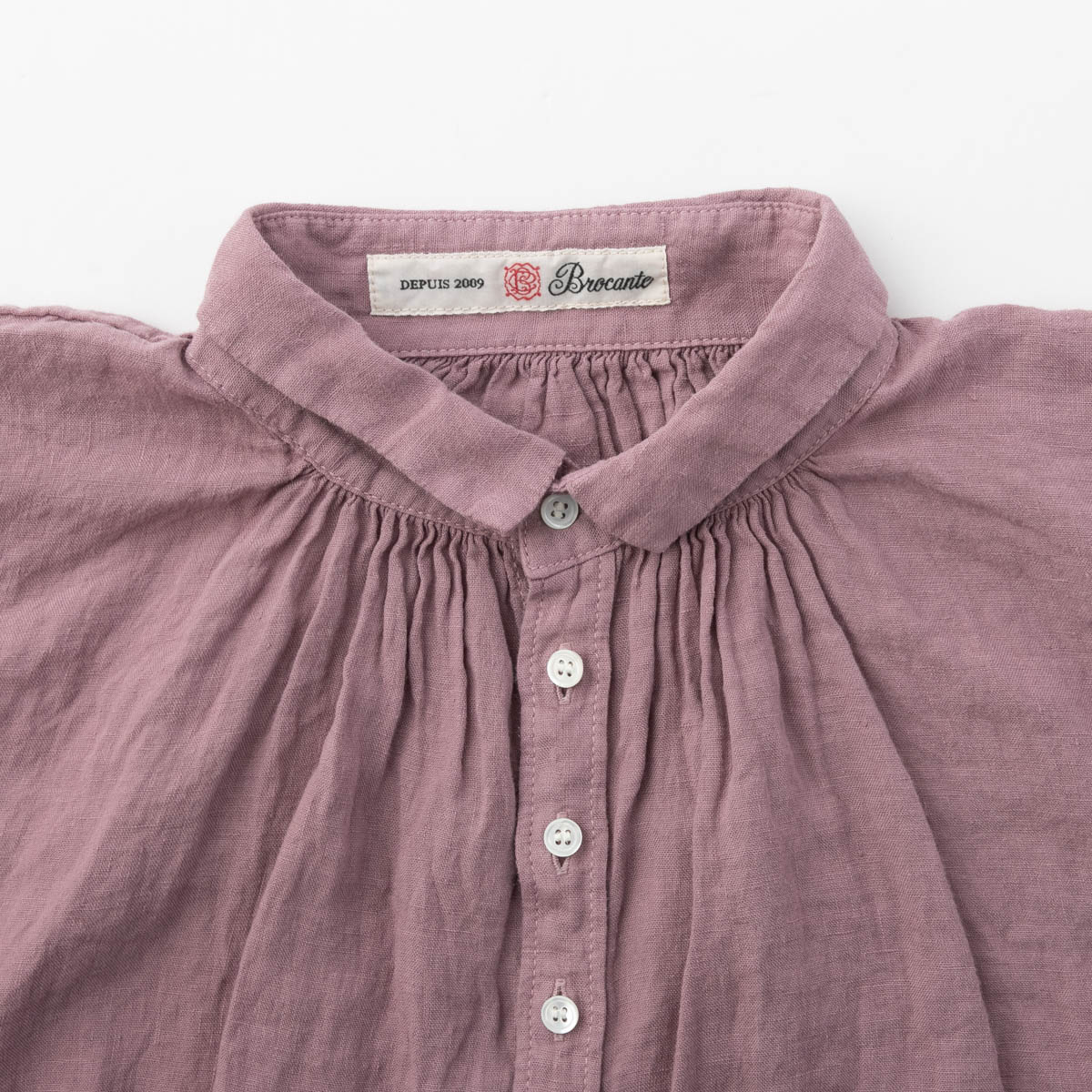 D.M.G Brocante ドミンゴ ブロカント リネン グランシャツ 8色 36-260L