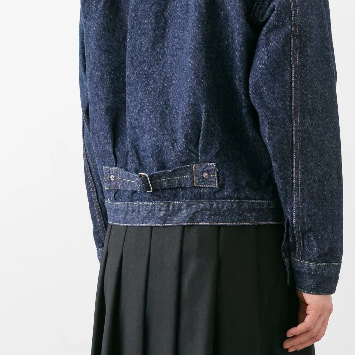 orSlow オアスロウ 1940'S TYPE1 PLEATED FRONT DENIM BROUSE プリーツ フロント デニム ジャケット 03-6011-81