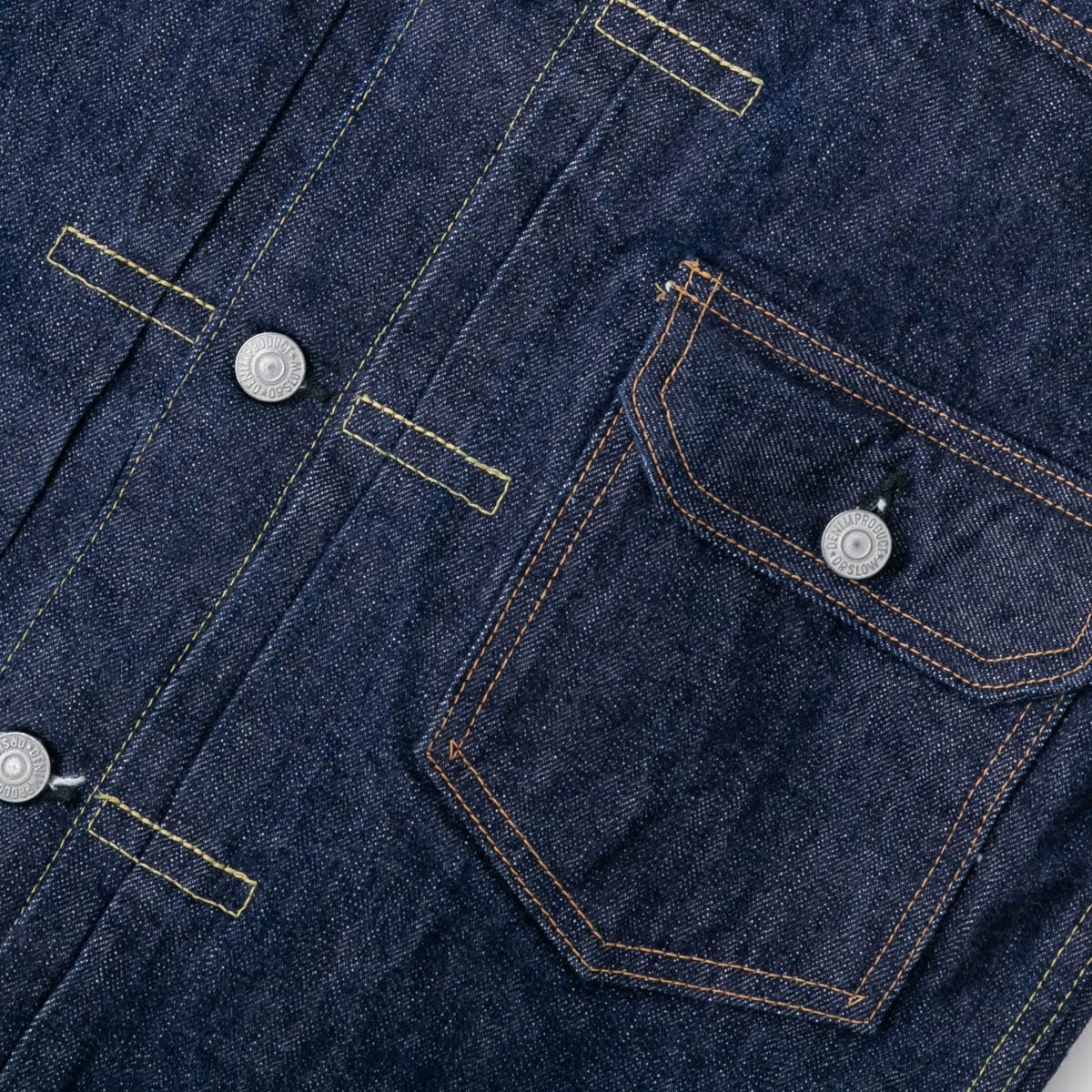 orSlow オアスロウ 1940'S TYPE1 PLEATED FRONT DENIM BROUSE プリーツ フロント デニム ジャケット 03-6011-81