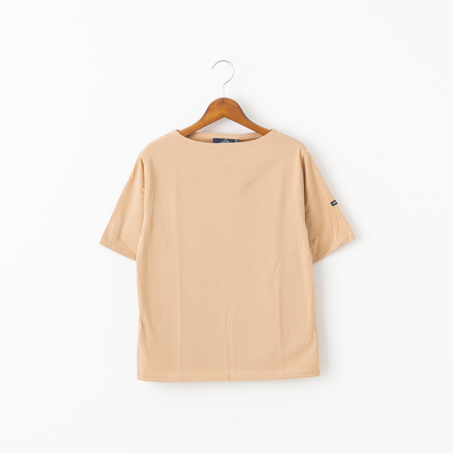 SAINT JAMES セントジェームス PIRIAC AU 薄手 半袖 無地 ボートネック カットソー