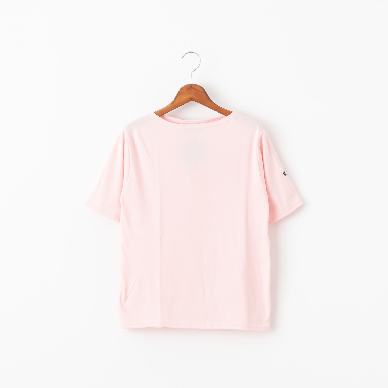 SAINT JAMES セントジェームス PIRIAC AU 薄手 半袖 無地 ボートネック カットソー