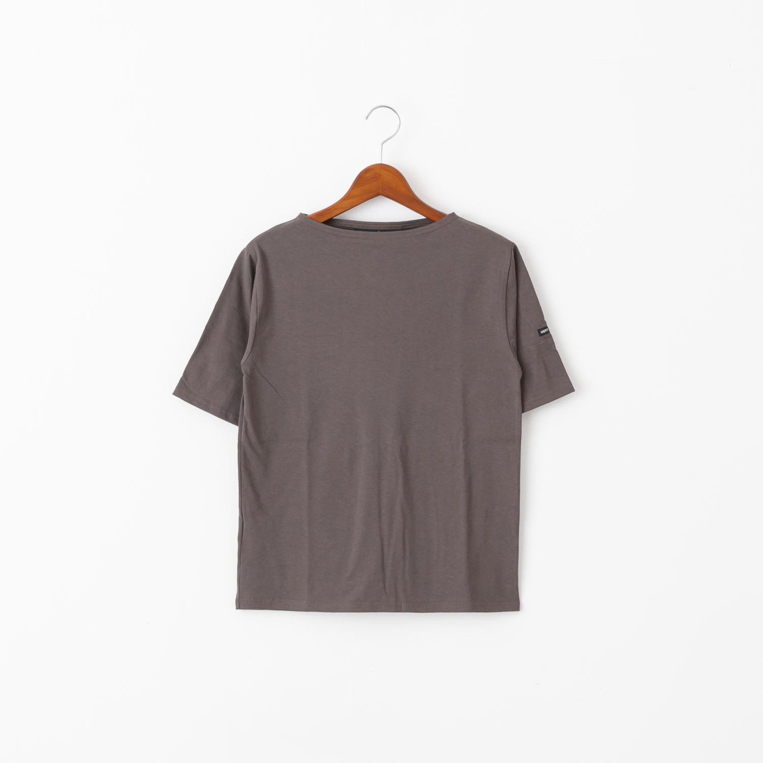 SAINT JAMES セントジェームス PIRIAC AU 薄手 半袖 無地 ボートネック カットソー