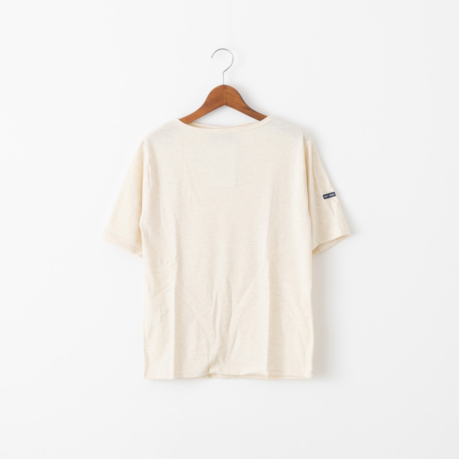 SAINT JAMES セントジェームス PIRIAC AU 薄手 半袖 無地 ボートネック カットソー