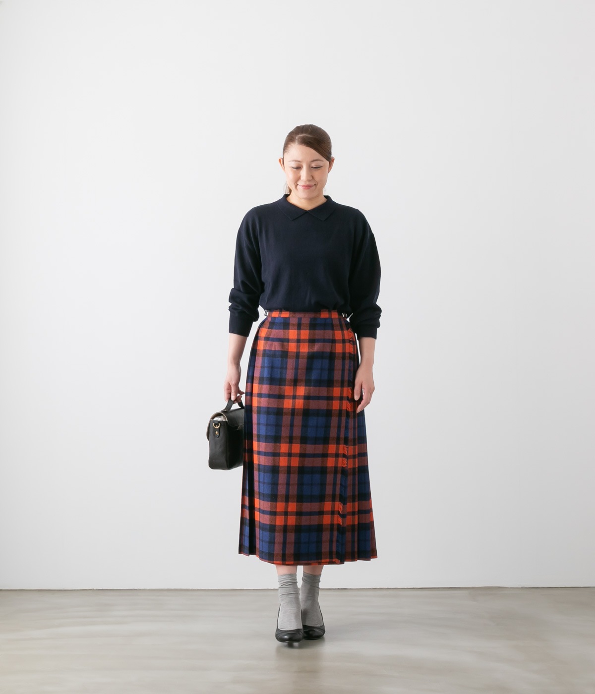 O'NEIL OF DUBLIN オニール・オブ・ダブリン EASY LONG KILT イージー ロング キルト ラップ スカート 4色 5083