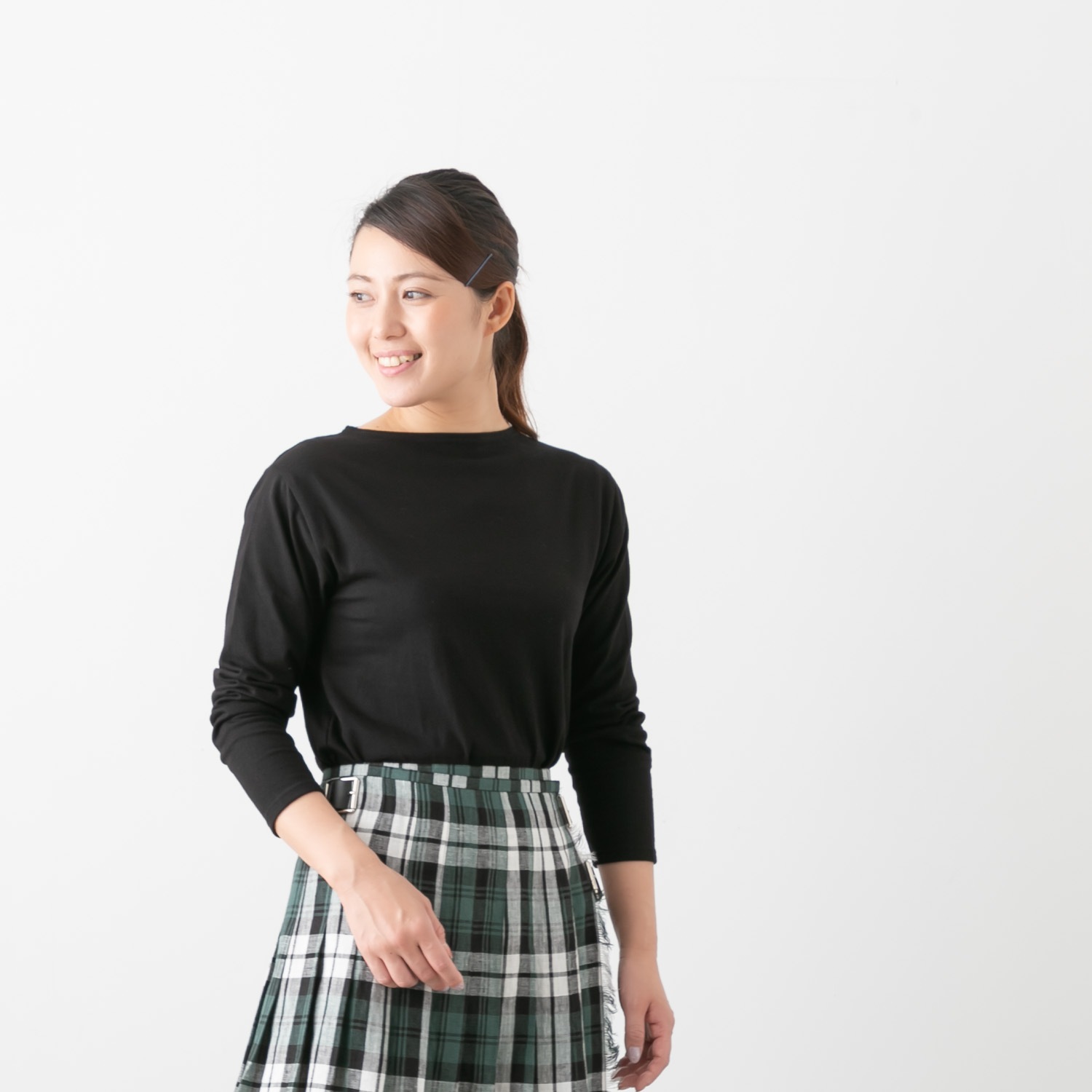 SAINT JAMES セントジェームス MORLAIX UA モーレ 薄手 長袖 無地 ボートネックカットソー