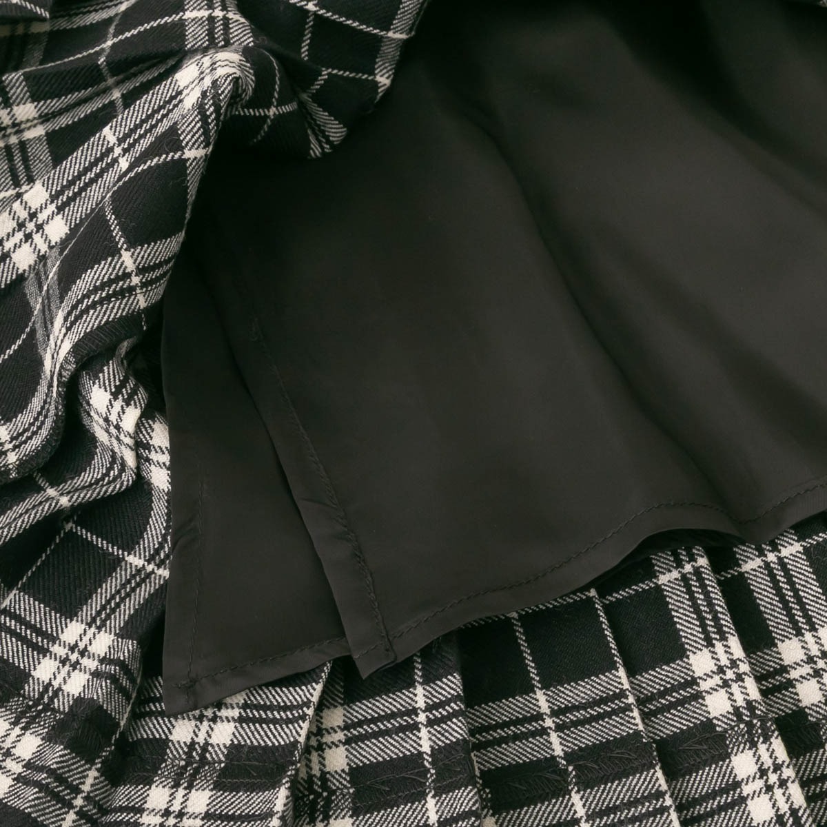 SARAHWEAR サラウェア ウール タータン プリーツスカート Hanna 3色 C21652